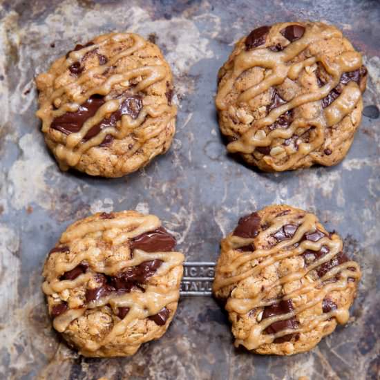 Chocolate Chunk Oatmeal Cookies