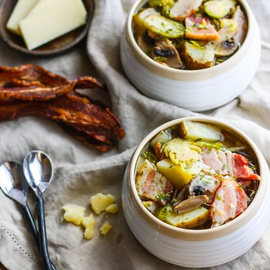 Smoked Bacon and Veggie Soup