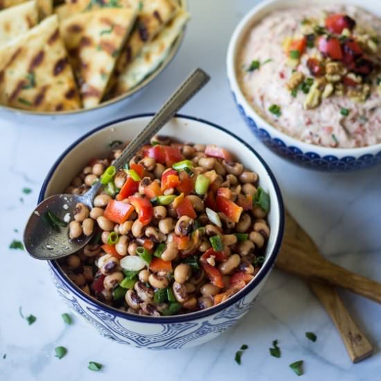 Turkish Black Eyed Pea Salad