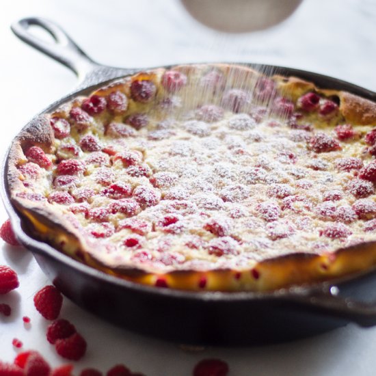 Raspberry Clafoutis