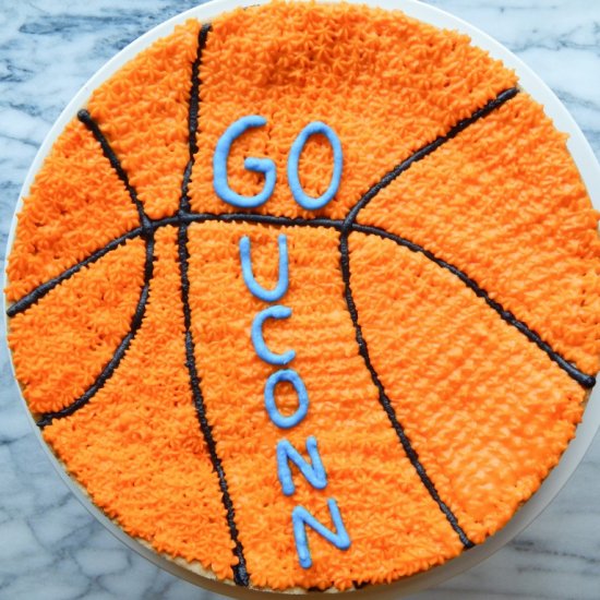 Basketball Cookie Cake