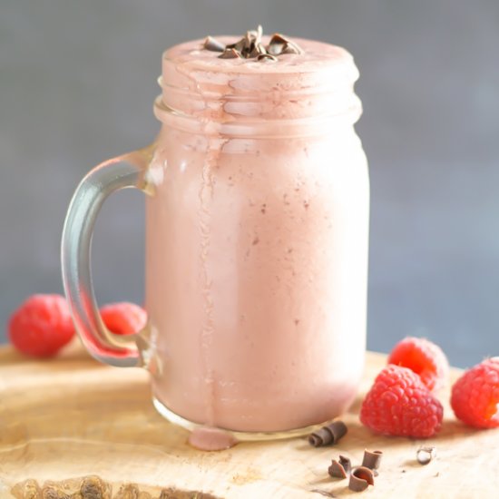 Chocolate Raspberry Smoothie