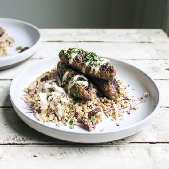 Kofta Kebab & Freekeh Salad