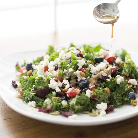 Kale and Berry Salad