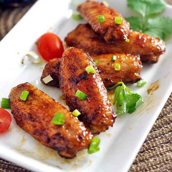 Plum Sauce Baked Chicken Wings