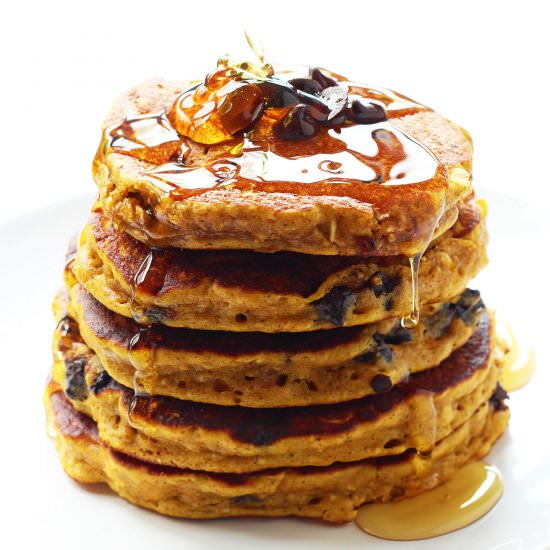 Pumpkin Oatmeal Cookie Pancakes