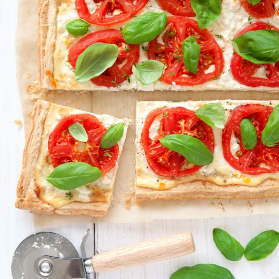 Tomato Puff Pastry Tart