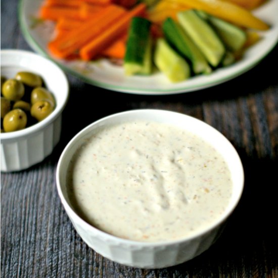 Mom’s Green Olive & Garlic Dip