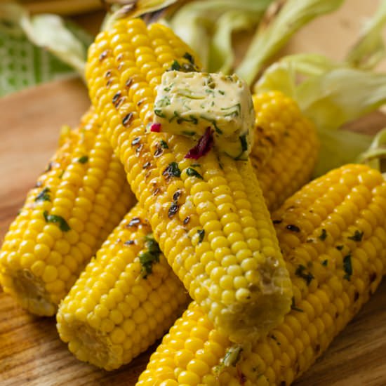 Asian Style Grilled Corn