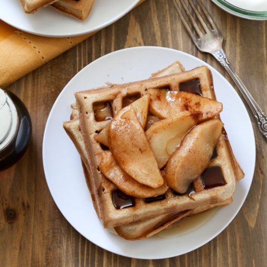 Apple Pie Waffles