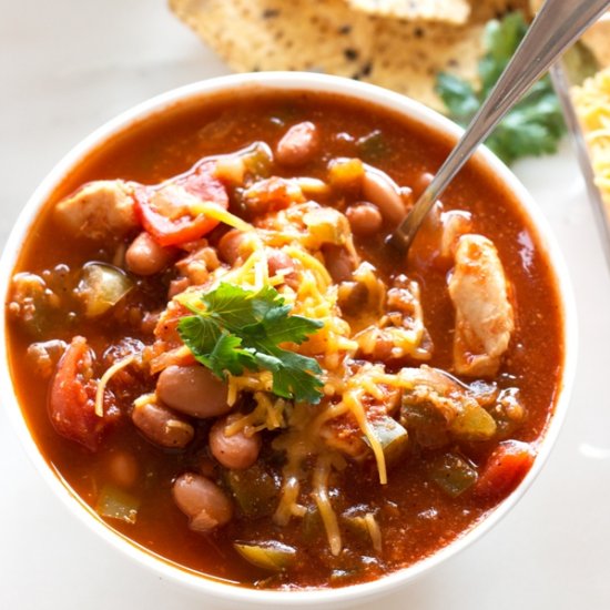 Meg’s Picante Chicken Chili