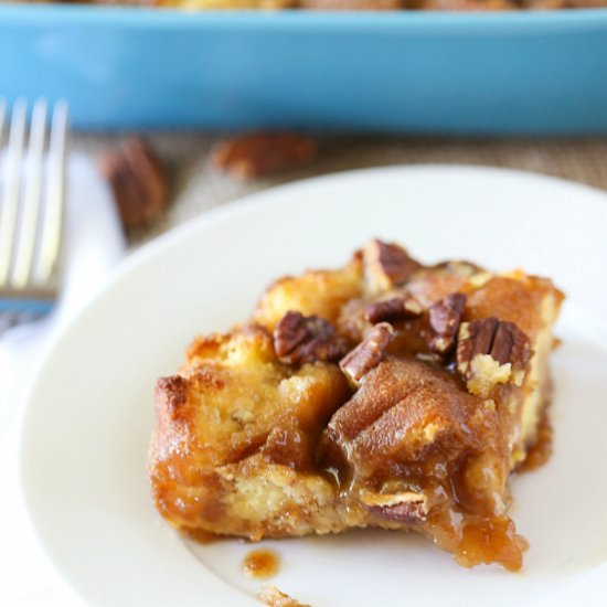 Caramel Pecan Breakfast Casserole