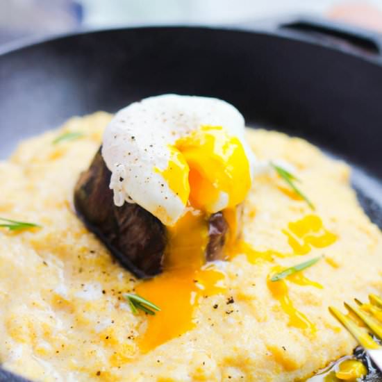 Gourmet Steak and Eggs Skillet