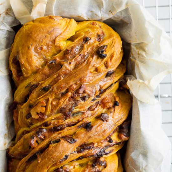 Twisted Squash Bread