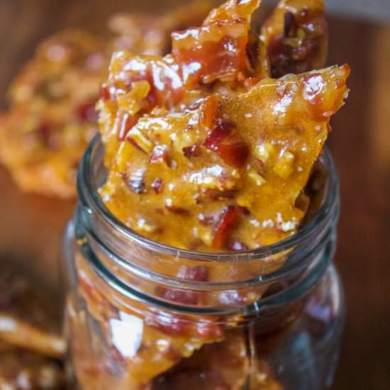 Bourbon Bacon Brittle