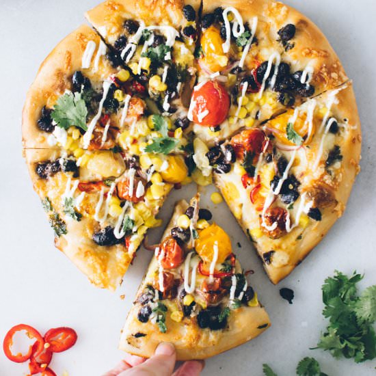 Mexican Skillet Pizza