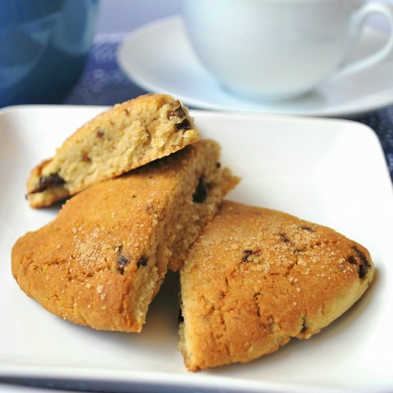 Paleo Orange Cherry Scones