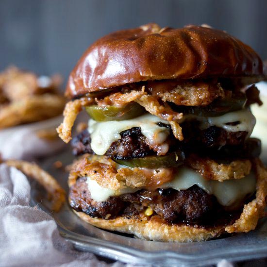 Chorizo Beef Burger