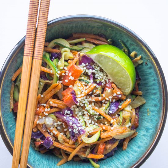 Zucchini Thai Stir Fry