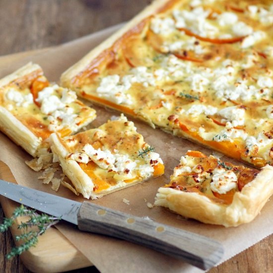 Pumpkin Feta Tart