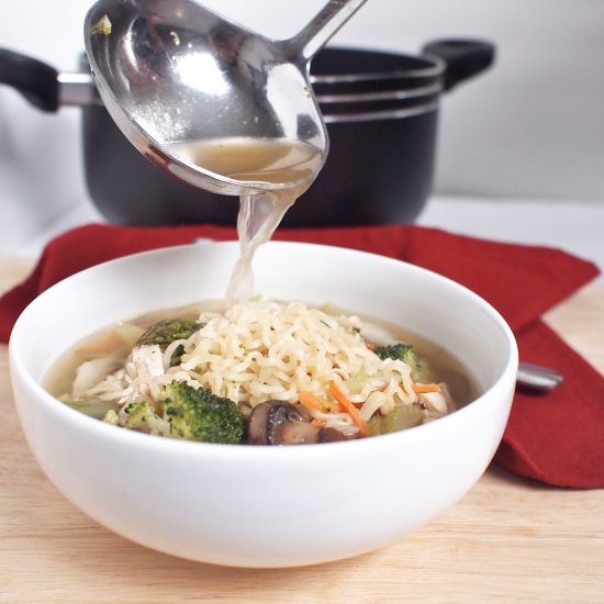 Chicken Vegetable Ramen Soup