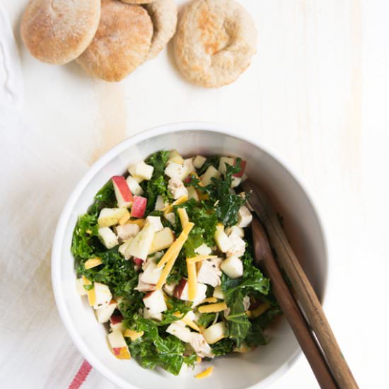 Chopped Kale and Chicken Salad