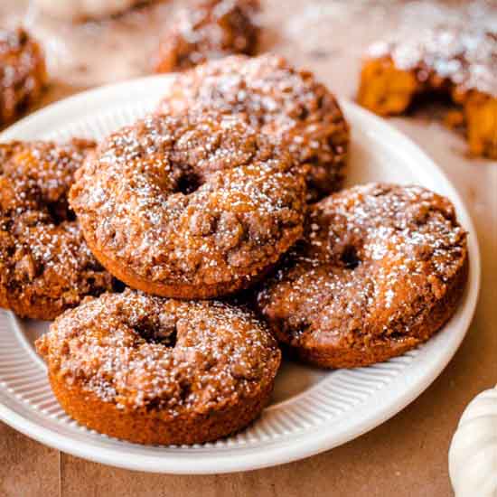 Baked Pumpkin Doughnuts