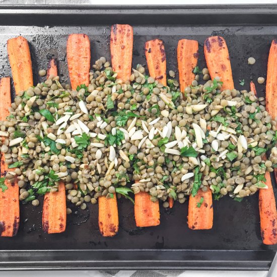 Moroccan Carrot & Lentil Salad