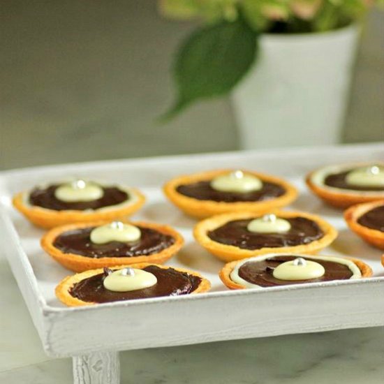 Chocolate and Orange Ganache Tarts