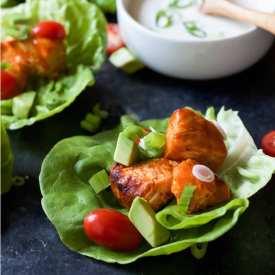 Grilled Buffalo Chicken Wraps