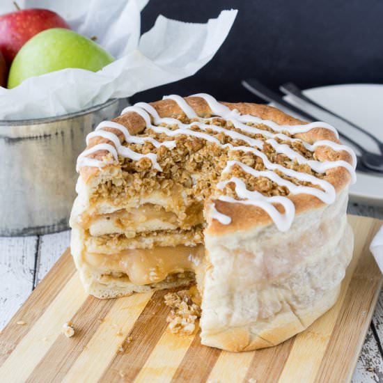 Apple Pie Pizza Cake