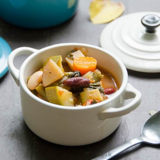 Vegetarian Minestrone for a Crowd