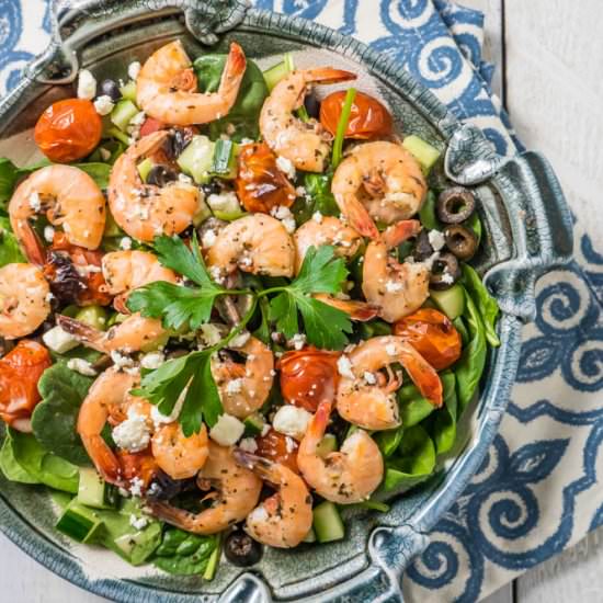 Greek Shrimp Salad