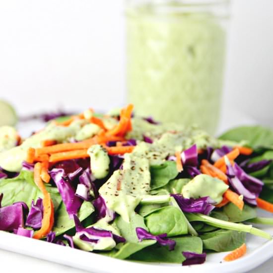 Creamy Avocado Lime Dressing