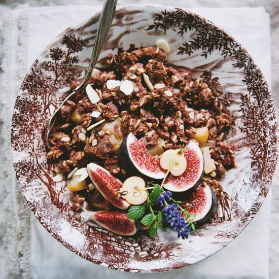 Chestnut Crumble with Apples