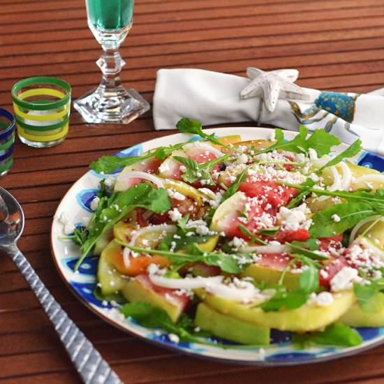 Grilled Melon Trio Salad