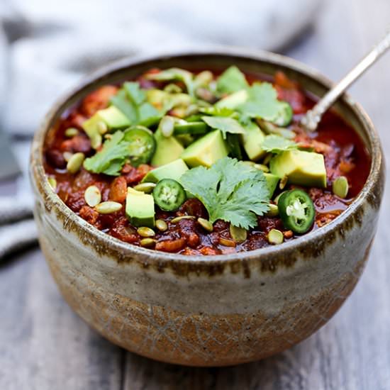 Smoky and Sweet Turkey Chili