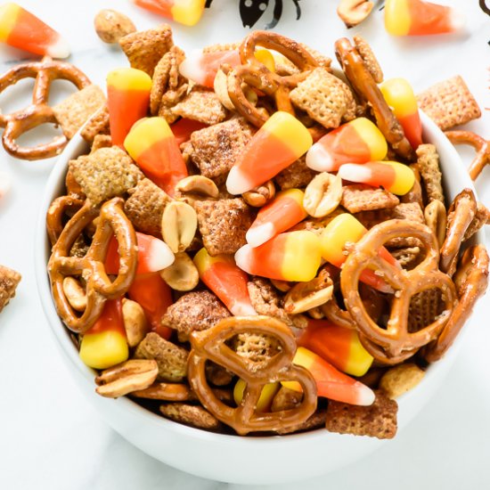 Salty & Sweet Halloween Chex Mix