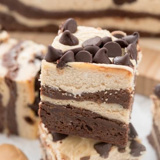 Peanut Butter Cheesecake Brownies