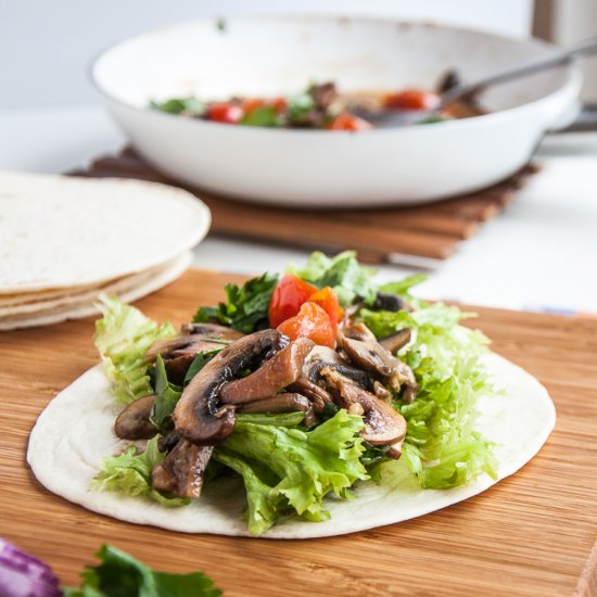 Healthy Mushroom Tacos