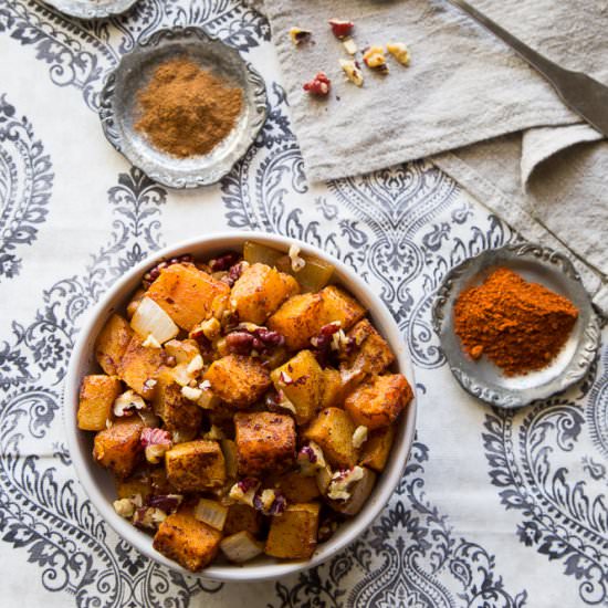 Roasted Butternut Squash with Pear