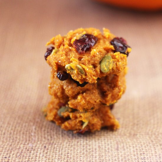 Healthy Pumpkin Breakfast Cookies