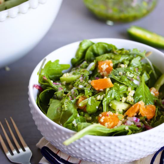 Greens and Mandarin Salad