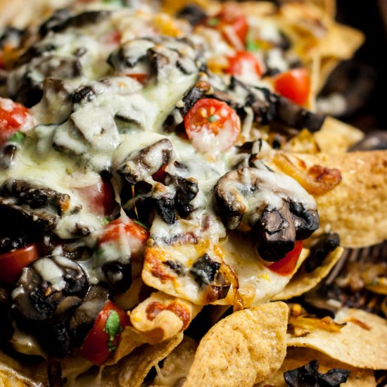 Chipotle Mushroom Nachos