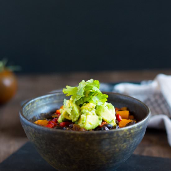 Black Bean and Butternut Chili