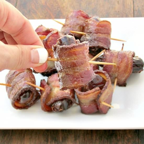 Bacon Wrapped Dates