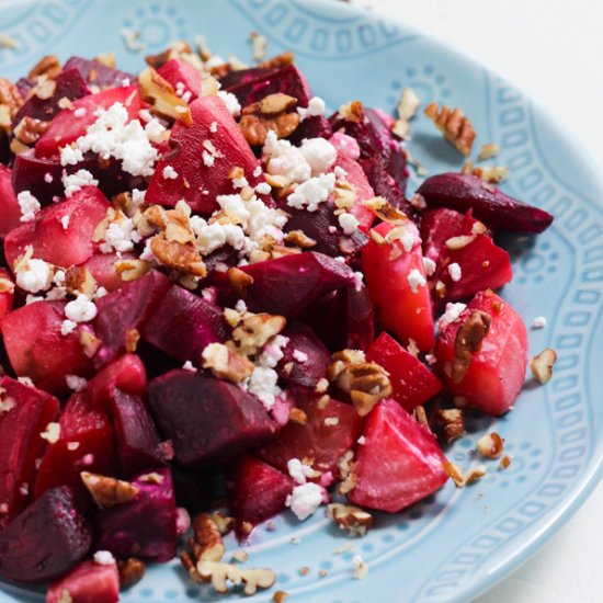 Roasted Orange Maple Beet Salad