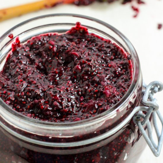 Easy Blackberry Chia Seed Jam