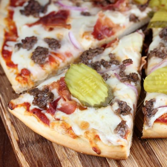 Bacon Cheeseburger Pizza