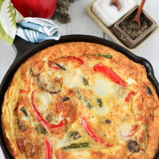 Chicken Sausage & Veggie Frittata